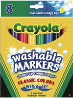 Crayola WedgeTip Washable Set